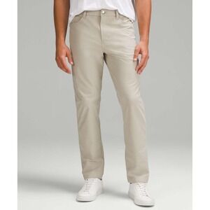 Lululemon ABC Chino Pant Men's 31 x 28 Raw Linen Classic-Fit 5 Pocket Utilitech